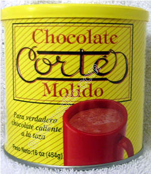 Chocolate Cortes, Ground chocolate Puerto Rico